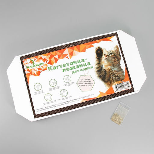 Когтеточка-лежанка из гофрокартона Пижон, 5728.52.5 см  фото 3