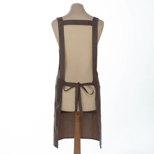 Фартук Этель Стиль цв.коричневый 60 х75см, 60% п/э, 20% хлопок, 20% лён  фото 6