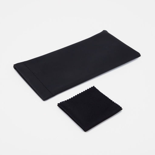 Футляр для очков, 18 см х 9 см, салфетка, цвет чёрный - Simaland фото 2