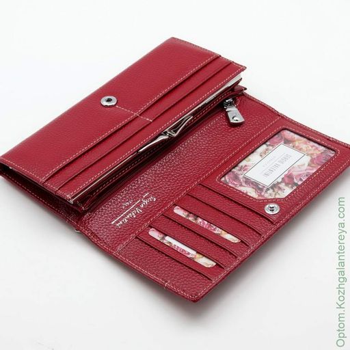 Большой женский кожаный кошелек Sergio Valentini СВ 8086-035 фото 2