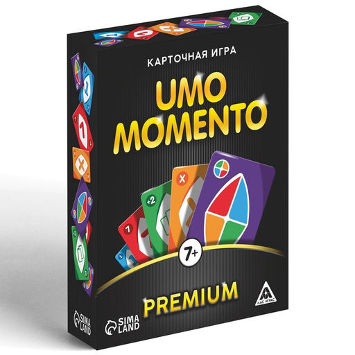 Настольная игра на реакцию и внимание «UMO momento. Premium», 70 карт, 7+