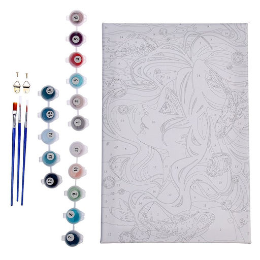 Картина по номерам на холсте с подрамником Стихия воды, 20х30 см - Школа талантов фото 5