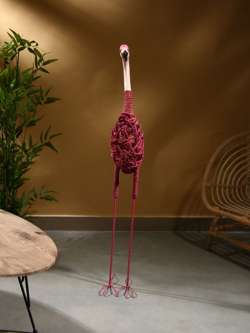 Сувенир плетёный «Фламинго», 30×16×125 см