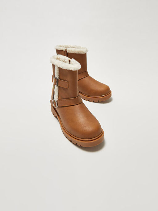 Fermuarl? Toka Detayl? K?z ?ocuk Bot - Waikiki фото 3