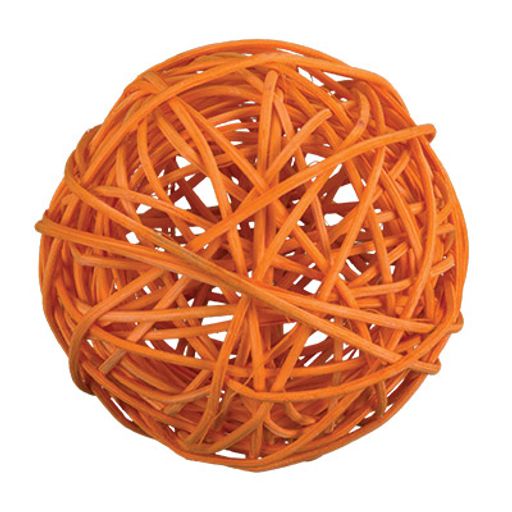 Blumentag BRF-9 Шар декоративный из ротанга d. 9 см 6 шт. №03 св. зеленый  фото 5