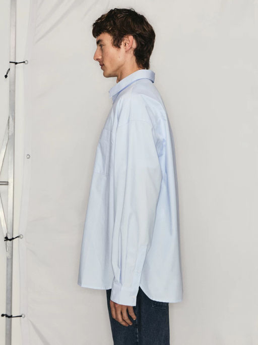 Рубашка oversize из 100% хлопка / Zarina  фото 5