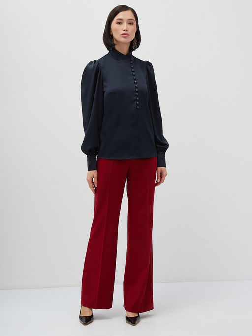 Блуза-косоворотка много пуговиц OD-550-11 - Tantino фото 4