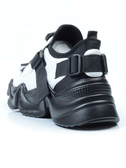 05-FDG103-2P WHITE/BLACK Кроссовки женские (натуральная кожа, текстиль) - No name фото 7