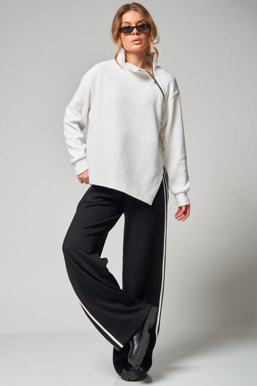 Костюм LAIKONY 483 белый+ черный