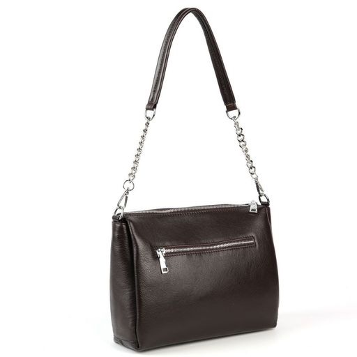 Женская кожаная сумка 1534-С Кофе - Cidirro фото 3