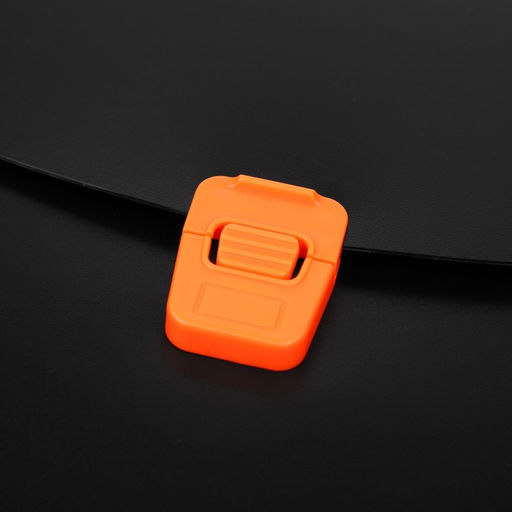 Папка портфель А4, 700 мкм, 1 отделение, Calligrata, чёрный с оранжевыми элементами отделки  фото 2