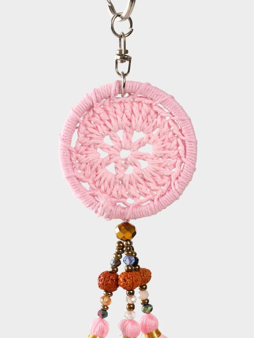 Брелок «Ловец снов», 19 см, розовый