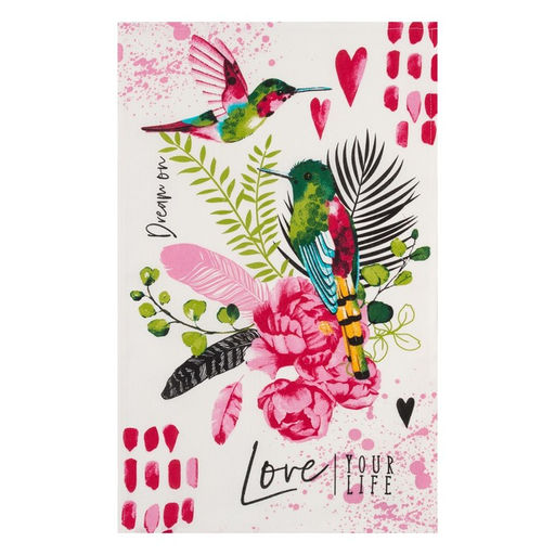 Полотенце кухонное Счастливые птички 35х60 см - Доляна фото 2