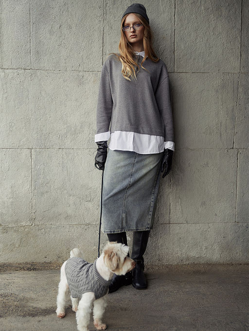 Джемпер женский серый - Mark formelle фото 2