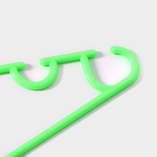 Плечики - вешалки для одежды Доляна, 26,514 см, 10 шт, детские, цвет зелёный  фото 5