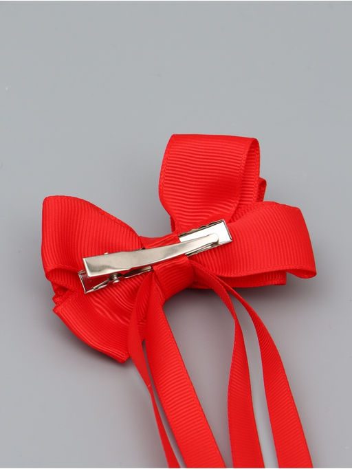 Бант для волос на заколке с лентами, красный, Винкс