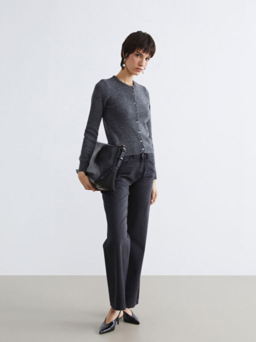 Bisiklet Yaka Kad?n Triko H?rka