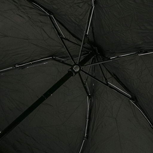 Зонт-мини механический Незабудка ткань эпонж (полиэстер) + черное УФ-покрытие, 6 лучей, д/купола 91см h55см, 5 сложений, 18см в сложенном виде, механизм против ветра, пластмассовая ручка, цвет синий, 237гр (Китай) - Домашняя Мода фото 6