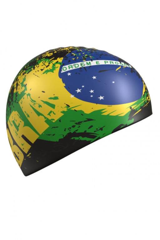 Силиконовая шапочка Brazil, Pastel silicone solid, Light silicone solid - Mad wave фото 3