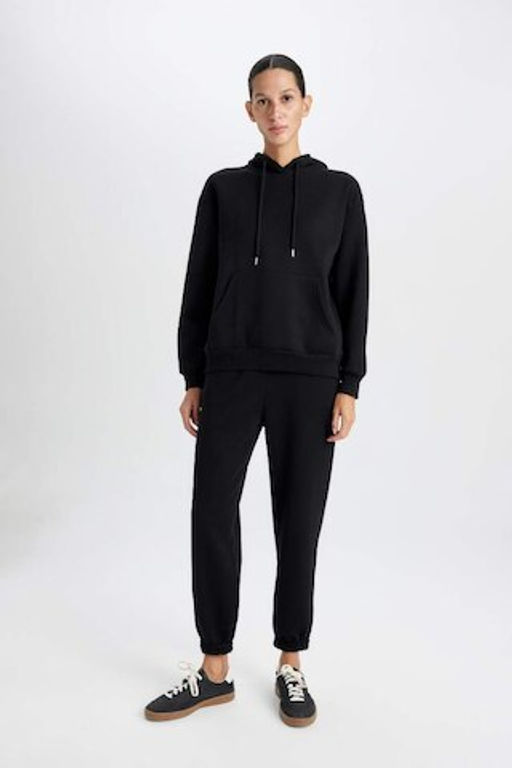 толстая толстовка с капюшоном Relax Fit - Defacto фото 2