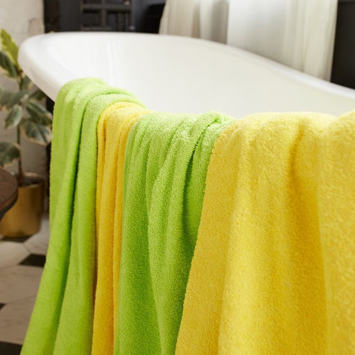 Полотенце махровое Экономь и Я 70*140 см, цв. зеленый, 100% хлопок, 320 гр/м2  фото 9