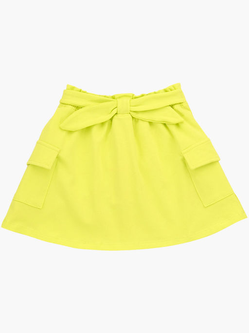 Юбка для девочки UD 1952 неон-желтый - Mini maxi фото 3