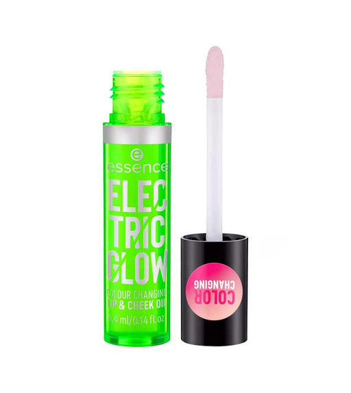 essence Масло для губ и щёк, меняющее цвет Lip & Cheek Oil Electric Glow Color Changing 4,4 мл фото 2