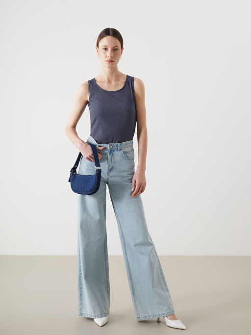 U Yaka ?izgili Kad?n Atlet