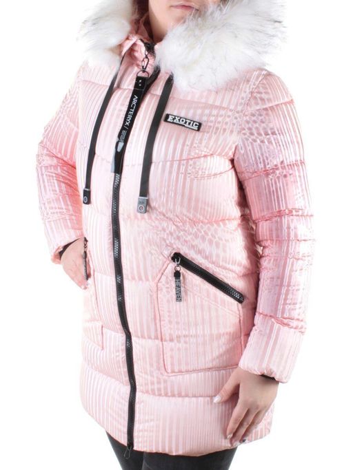2032 PINK Куртка зимняя облегченная женская Yixiangyuan - Fashion фото 3