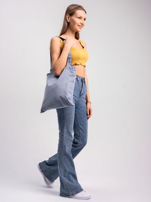 Сумка-шоппер Лето голубой - Yollochka фото 6