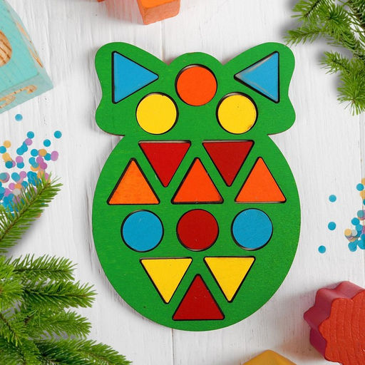 Мозаика Ёлочный шар, формат 10 15 см, МИКС - Лесная мастерская фото 2