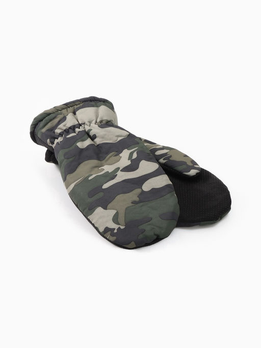 Варежки зимние мужские, размер 25 см, хаки