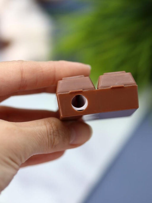 Точилка для карандашей ПО ПЛАНУ. "Chocolate", brown