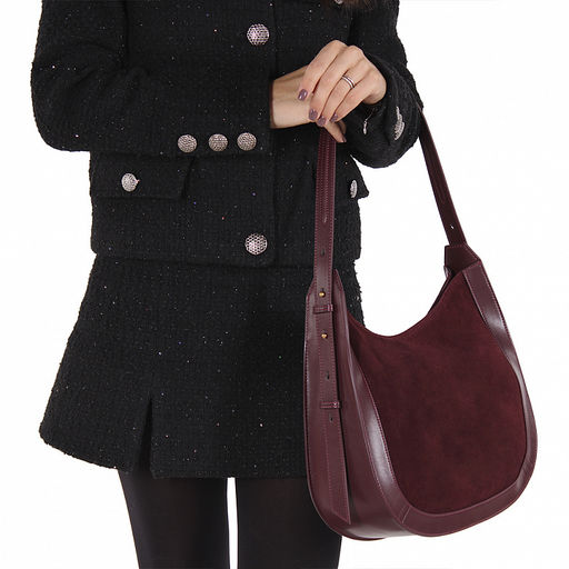 Сумка 7230BDAA wine red Baidou