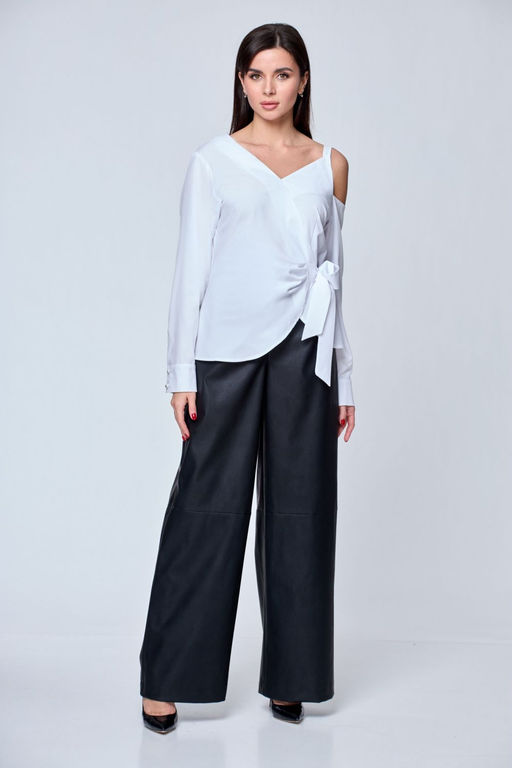 Блуза ANELLI 1177 белый фото 2