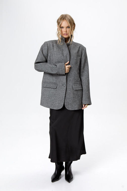 Жакет Pirs 6256 серый меланж