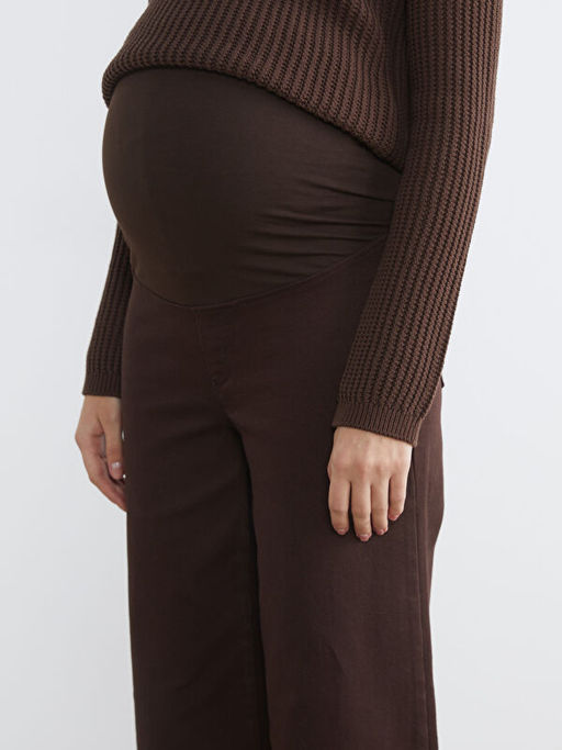 Kar?n Panelli Straight Fit Hamile Jean Pantolon