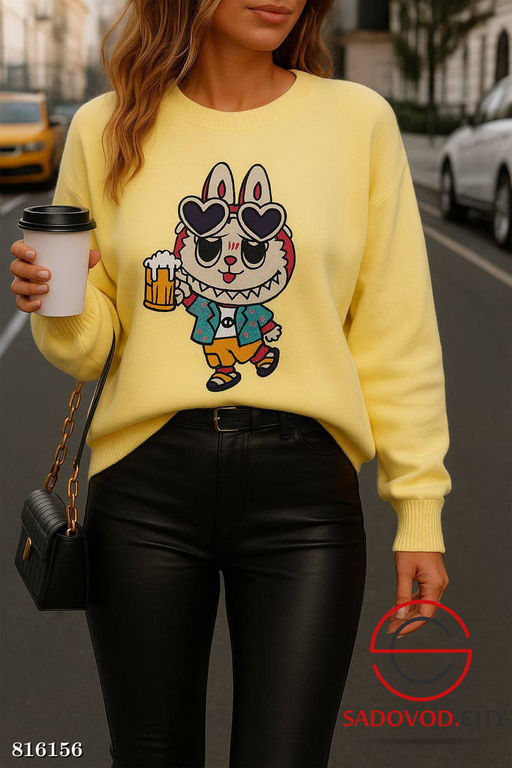 Кофта женская с рисунком - Bruno фото 3