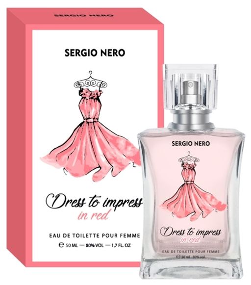 UNITOP DRESS TO IMPRESS IN RED w EDT 50 ml M, туалетная вода