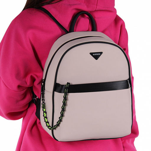 Рюкзак 8878CD beige Alex&Mia