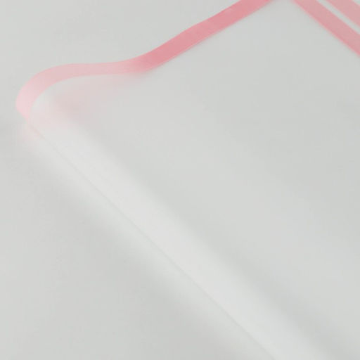 Плёнка для цветов матовая упаковочная «Кайма» розовая 0.5×9 м