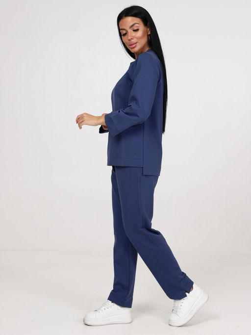 2305 ЖЕНСКИЙ КОСТЮМ (Индиго) - А-дина фото 4