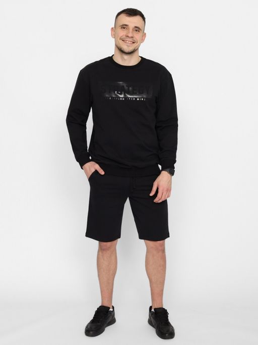 CRB wear/FSMM 70108-22 Шорты мужские,черный/Ex.Cherubino  фото 3