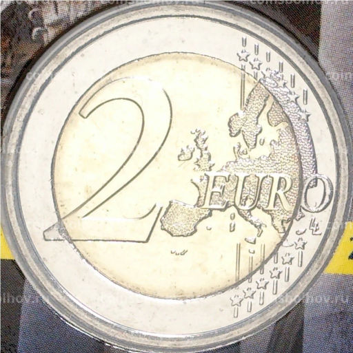 2 евро 2017 года Бельгия 200 лет со дня основания Гентского университета ( в блистере)