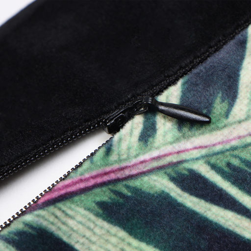 Наволочка декоративная Этель Tropical leaves 45х45см, полиэстер, велюр  фото 4