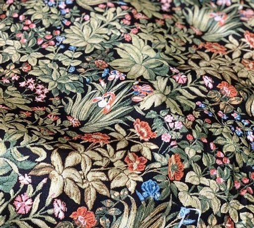 Ирис голубой Моррис 3410 - гобеленовое покрывало - Гобеленглавснаб фото 4