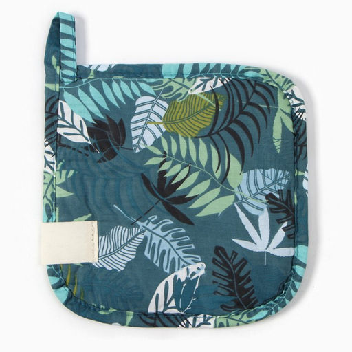 Прихватка Этель Папоротник 19х19 см, 80% хл, 20% пэ, сатин 110 г/м2  фото 4