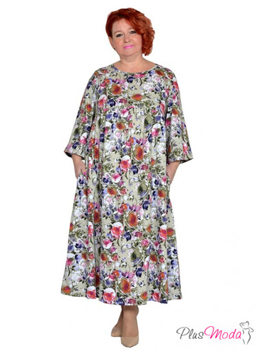 Платье Модель №1902 размеры 44-84 - Plusmoda фото 5
