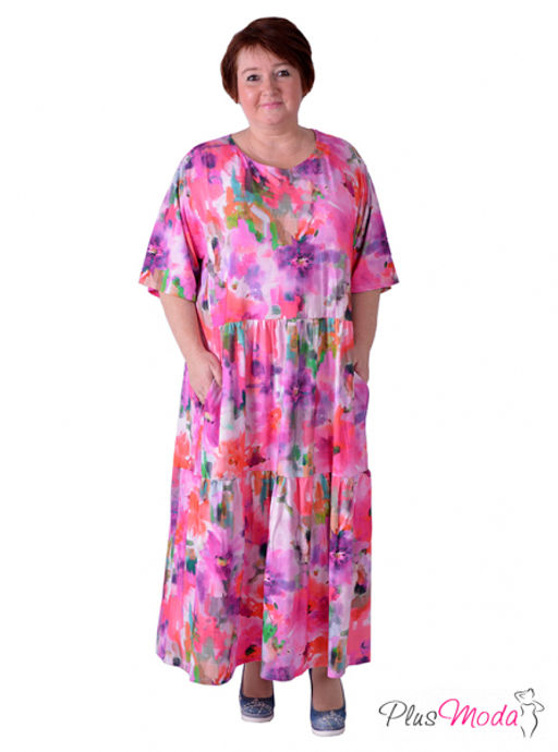 Платье Модель №445 размеры 44-80 - Plusmoda фото 3