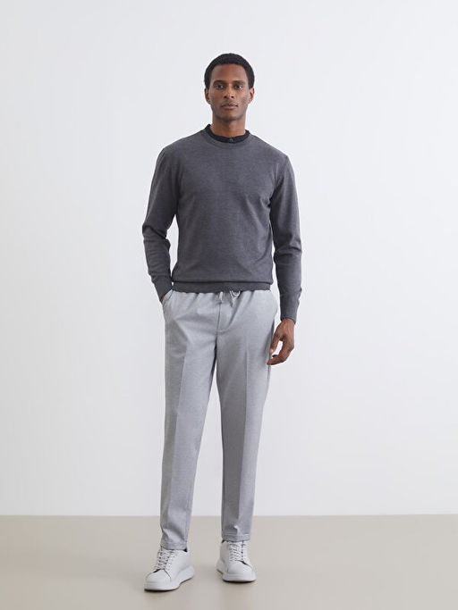 Bisiklet Yaka Erkek Triko Kazak